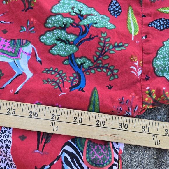 Print Fresh Robe sz L-XL ANTELOPE FOREST. Stains! No Belt - Picture 9 of 11